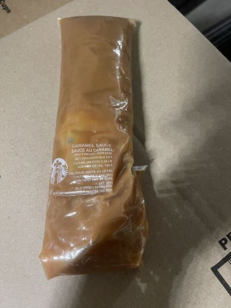 Fresh!! Starbucks Caramel Sauce Drizzle Bundle Of (4)  36oz Tube BB 2-25 - Sold on eBay November 3rd, 2024 for $104.00