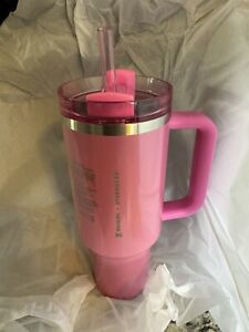 Starbucks Stanley Exclusive 2024 Pink 40oz Tumbler NEW IN BOX - Sold on eBay January 17th, 2024 for $300.00 (1 bids) 