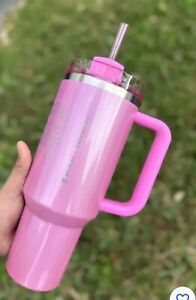 Stanley x Starbucks Target Exclusive 2024 Pink 40oz Tumbler - Sold on eBay January 9th, 2024 for $265.00 (37 bids) 