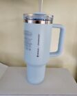 *2 IN HAND* Stanley x Starbucks Spring Blue 2024 Quencher 40oz Tumbler - Sold on eBay April 3rd, 2024 for $115.00