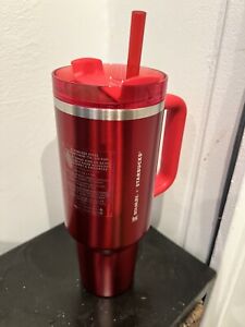 Starbucks X Stanley Cup Holiday 2023 (40oz) Red Tumbler NEW - Sold on eBay December 18th, 2023 for $199.99
