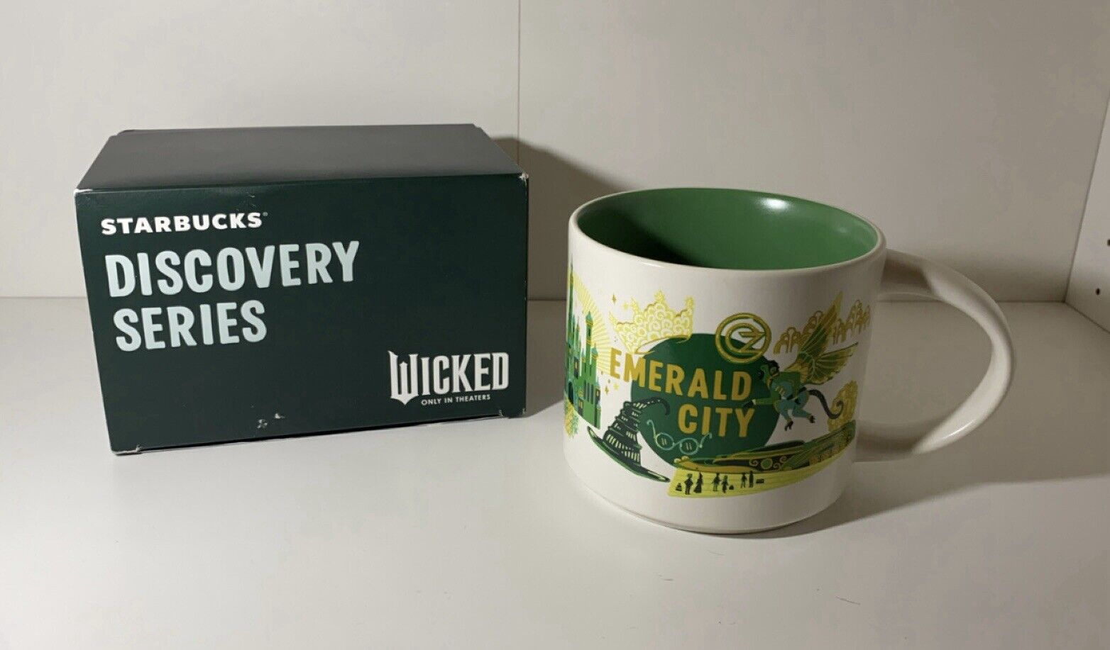 2024 Universal Studios Wicked Starbucks Discovery Series Mug - Emerald City - Sold on eBay January 20th, 2025 for $250.00