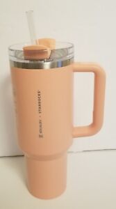Peach Starbucks Stanley 40 Oz RARE. Hard To Find. NEW IN BOX. Authentic - Sold on eBay November 11th, 2023 for $149.99