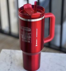 Starbucks X Stanley 2023 Holiday Red 40oz Tumbler Limited Edition - Sold on eBay November 27th, 2023 for $155.00 (2 bids) 