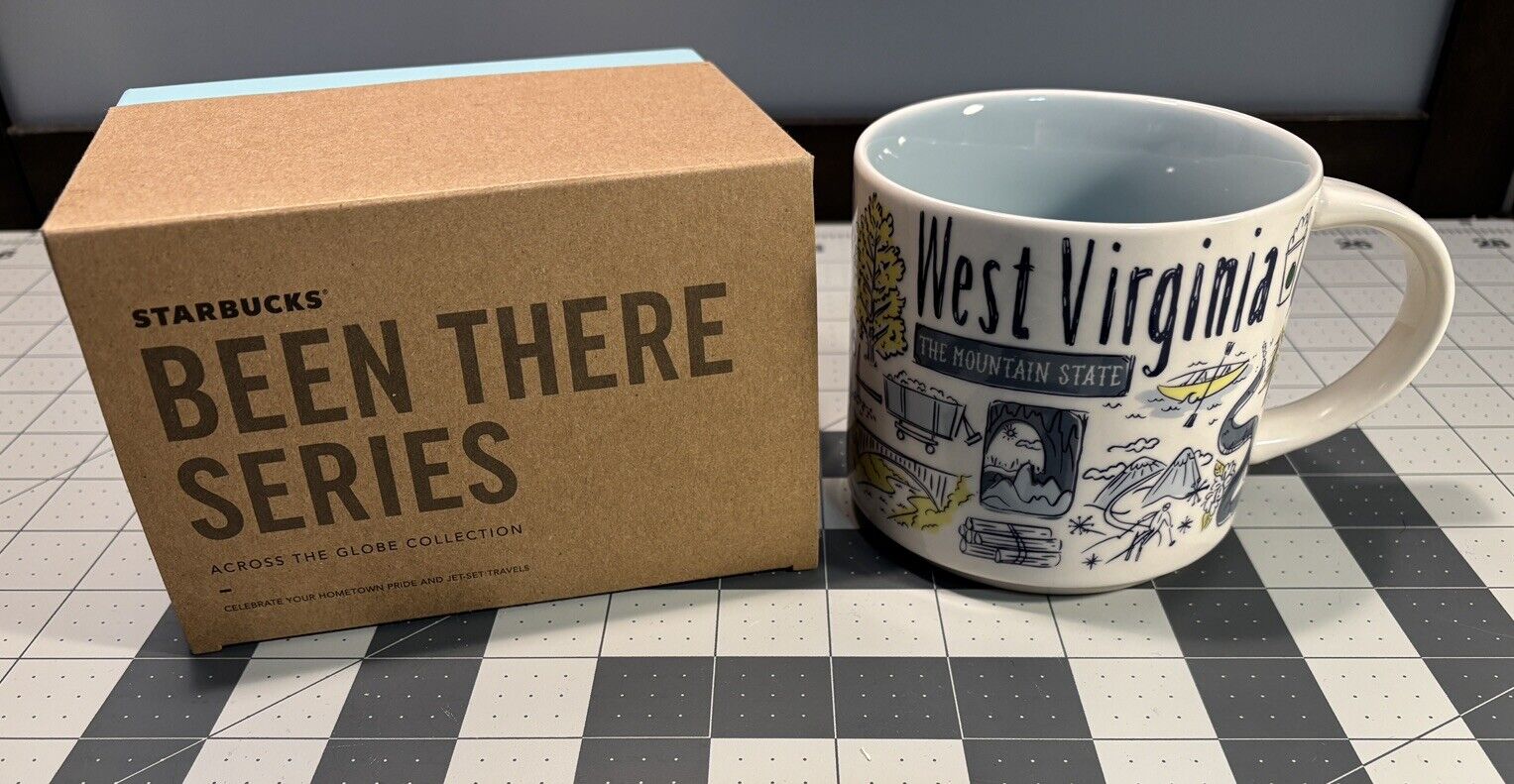 Starbucks Mug West Virginia Been There Series Across The Globe Coffee Tea 14oz - Sold on eBay February 5th, 2025 for $90.00