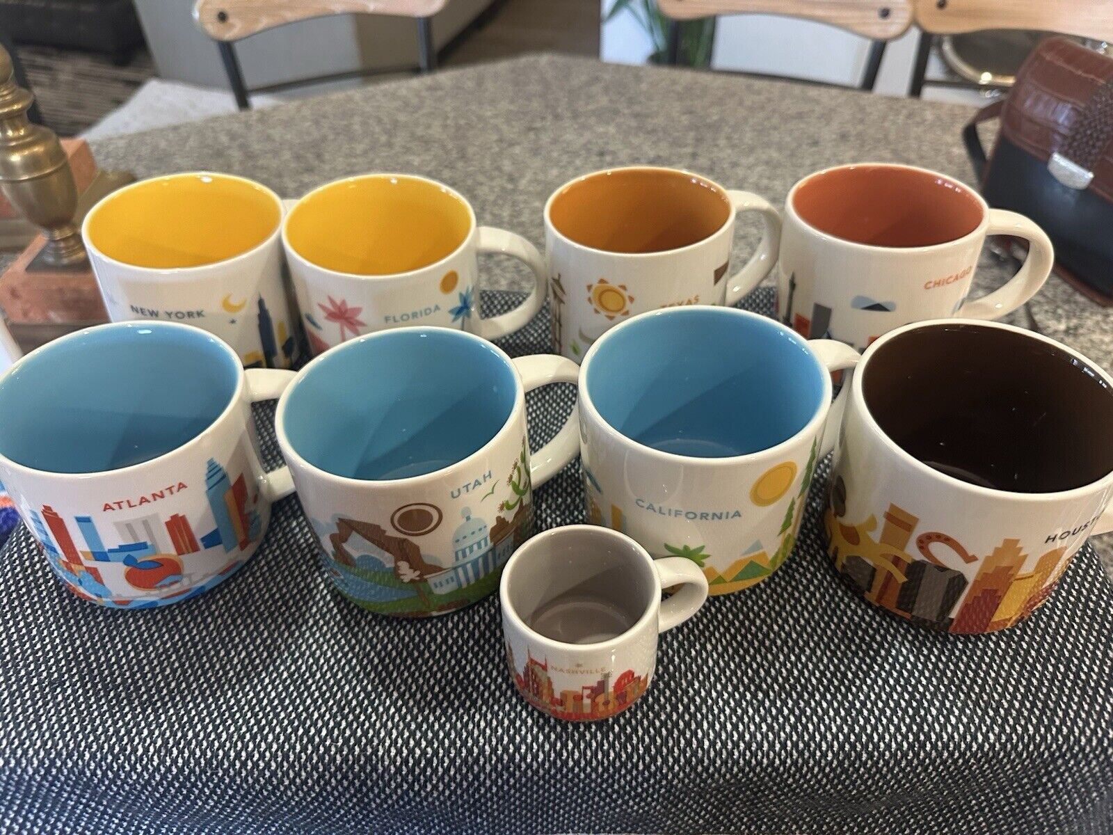 9 Starbucks “You Are Here” Mugs - Sold on eBay January 27th, 2025 for $75.00