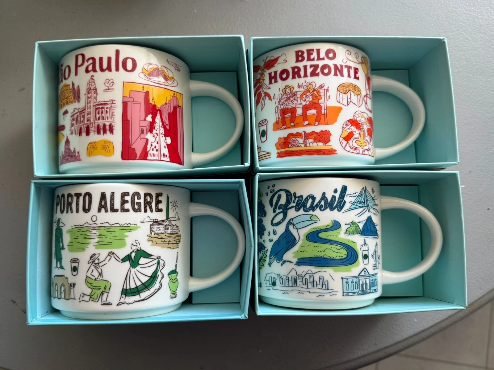 Brazil Starbucks been there series mug set New - Sold on eBay May 11th, 2025 for $160.00