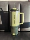 Starbucks Olive Green Pearl Stanley 40oz Tumbler Glitter Fall Release 2024 NIB - Sold on eBay September 14th, 2024 for $89.95