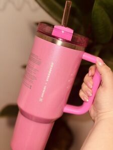 Stanley x Starbucks Winter Pink 40oz Tumbler (2024 Target Exclusive) New In Hand