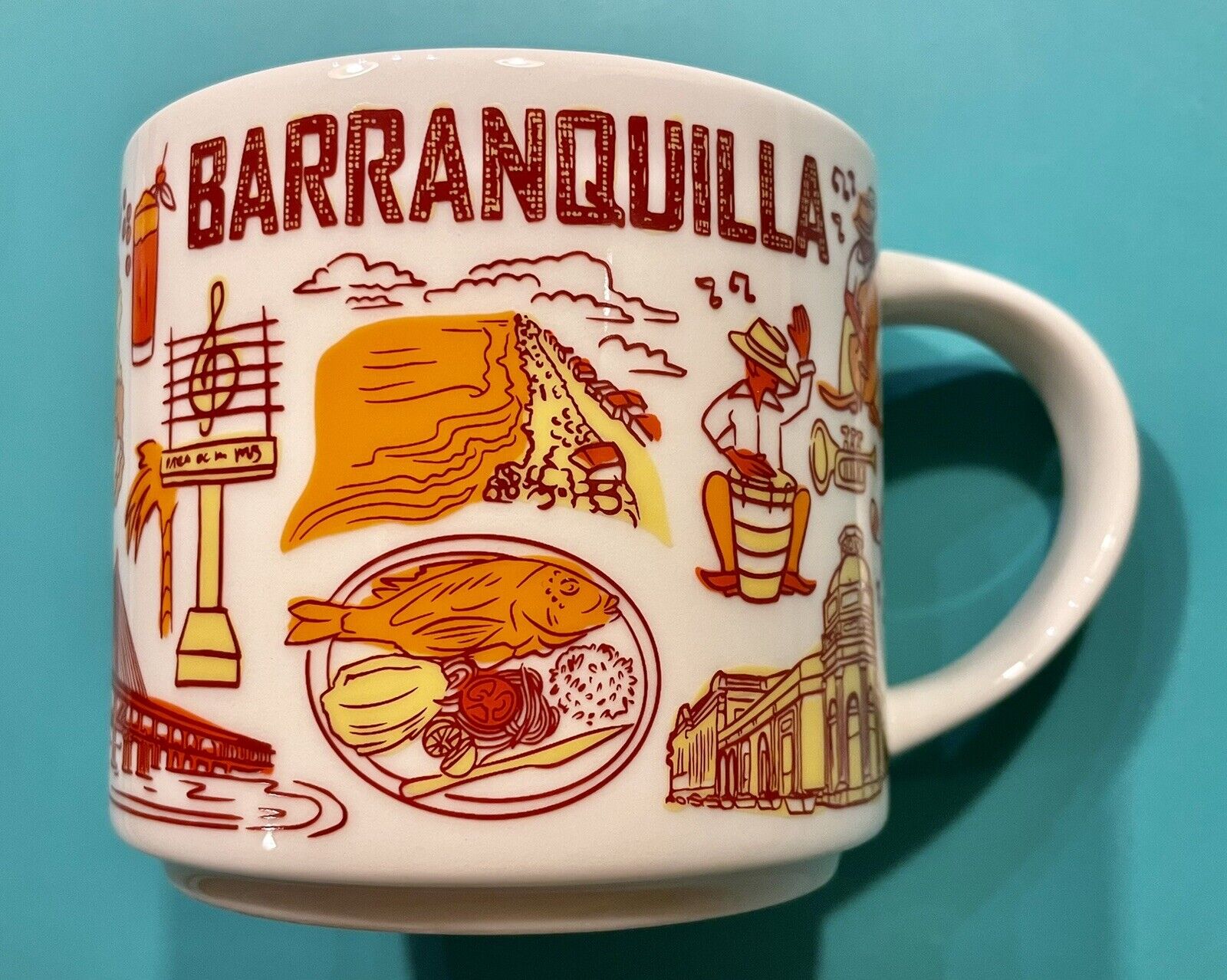 STARBUCKS COFFEE MUG - BARRANQUILLA , COLOMBIA ?? - Sold on eBay March 26th, 2025 for $65.00