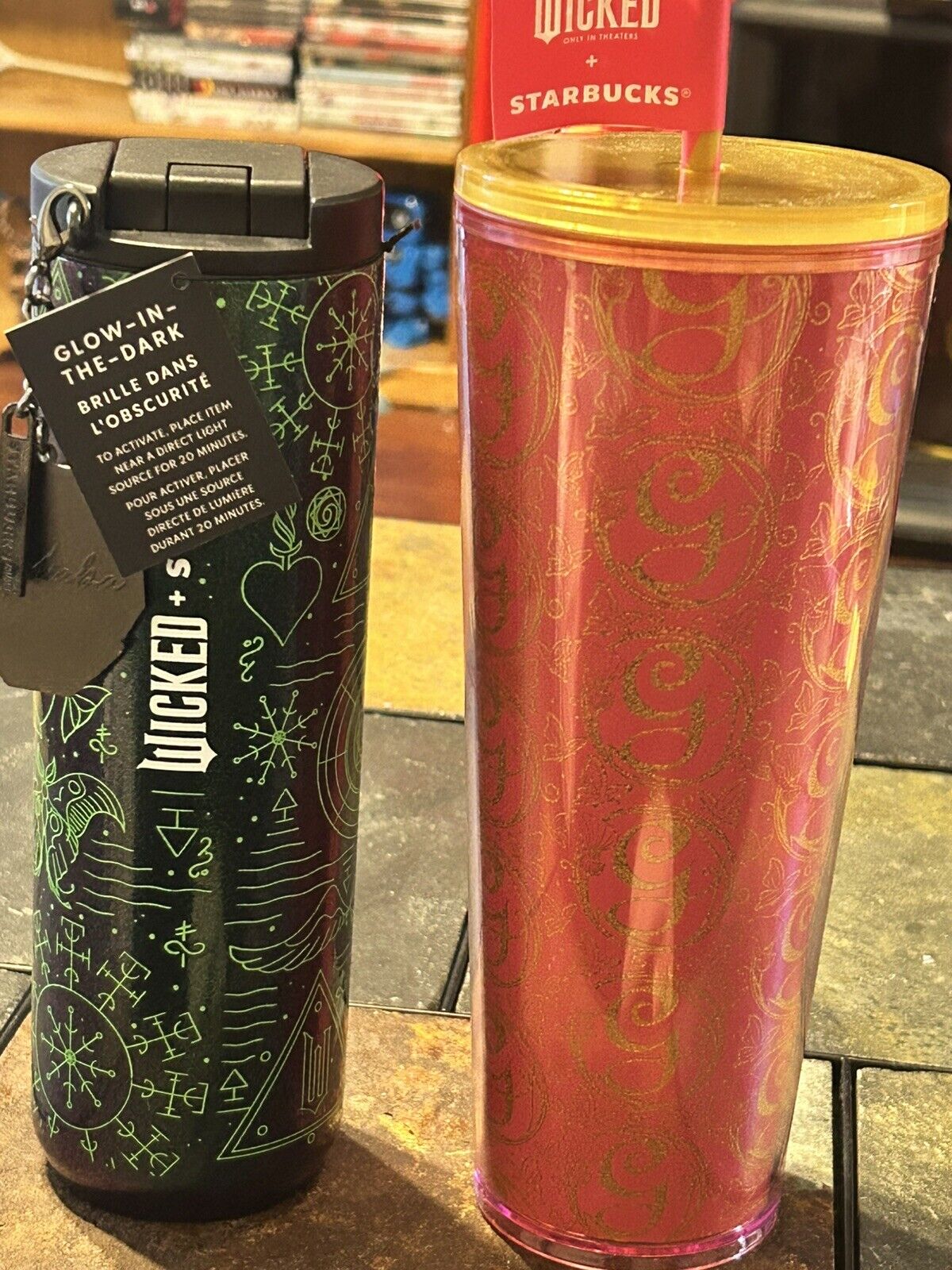 Starbucks NWT Wicked Elphaba Collection 16oz Grimmerie Tumbler Glow In The Dark - Sold on eBay December 29th, 2024 for $150.00