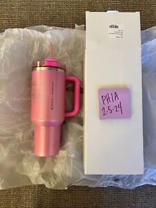 Stanley x Starbucks Tumbler Cup Pink 40 oz 2023 Target Exclusive Limited