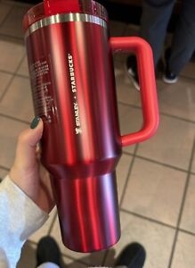 Stanley X Starbucks Cup RED 40oz Brand New 2023 Fall Release - Sold on eBay November 9th, 2023 for $195.00 (1 bids) 