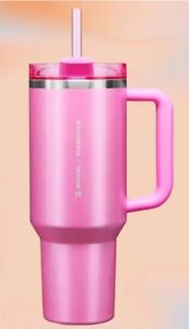 ???FLAWLESS Stanley x Starbucks Winter Pink Tumbler Exclusive  - Sold on eBay January 13th, 2024 for $202.50 (31 bids) 