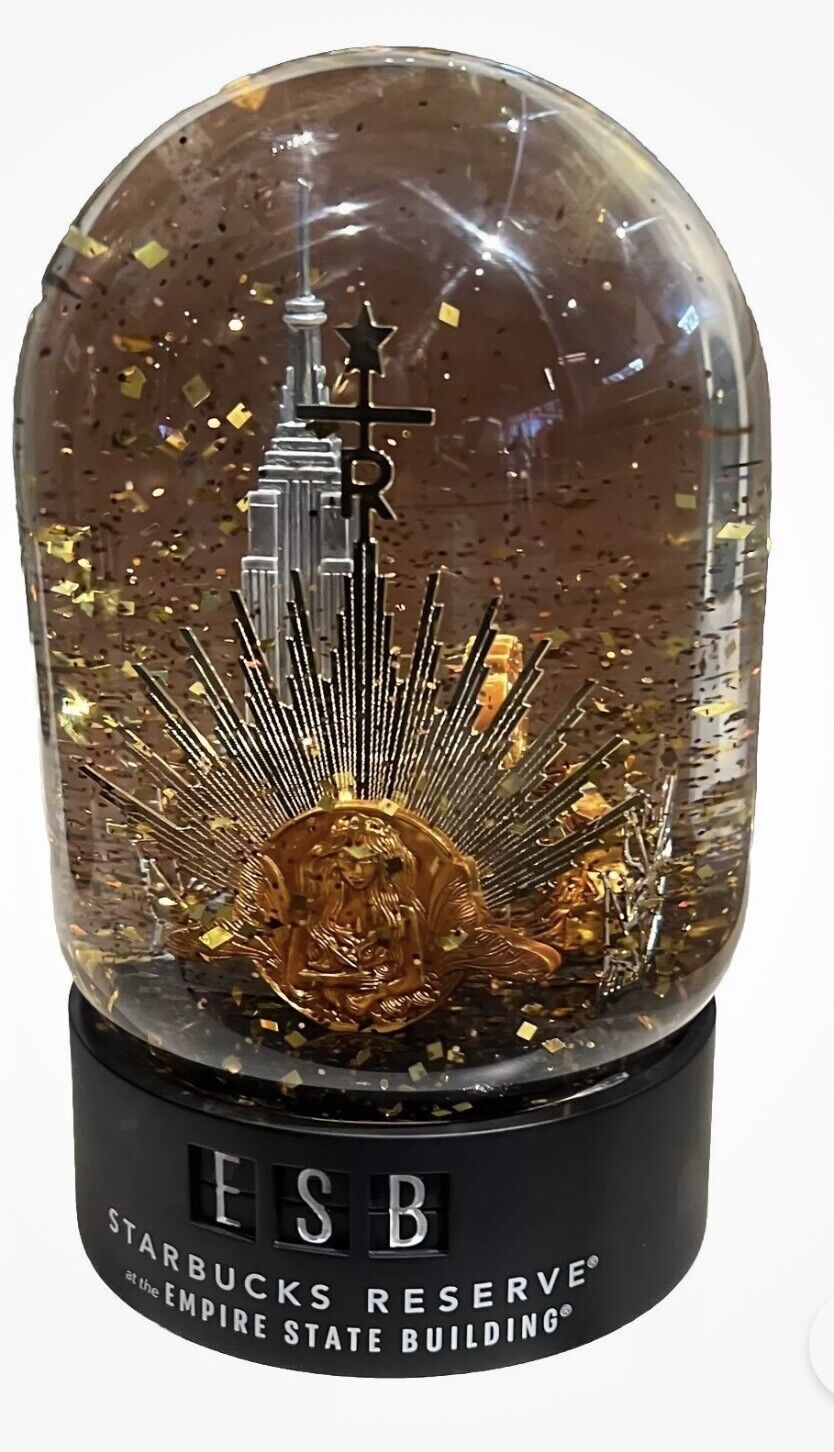 Starbucks Reserve NYC Empire State Building Snow Globe BNIB - Sold on eBay January 25th, 2025 for $114.00