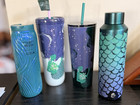 4 Starbucks 2025 Siren Mermaid Pearlescent Purple Venti 24oz Hot Cold Cups - Sold on eBay April 2nd, 2025 for $85.00