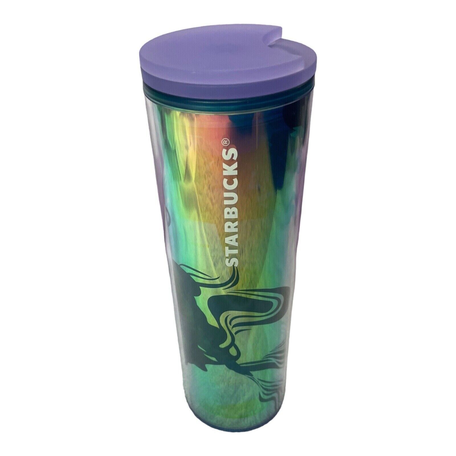 Starbucks 2023 Mermaid Siren Iridescent Double Tail Purple Tumbler 16oz NWT - Sold on eBay January 9th, 2025 for $82.88