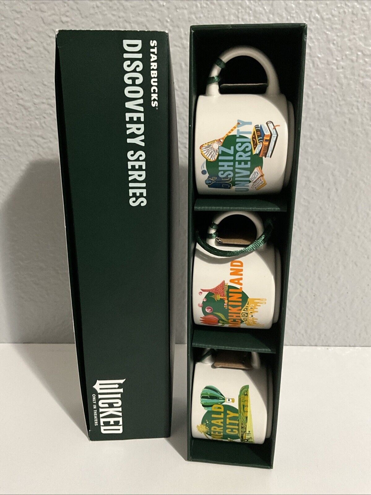 Starbucks Universal Studios 2024 Wicked Discovery Series Set of 3 Espresso Cups - Sold on eBay January 11th, 2025 for $84.49