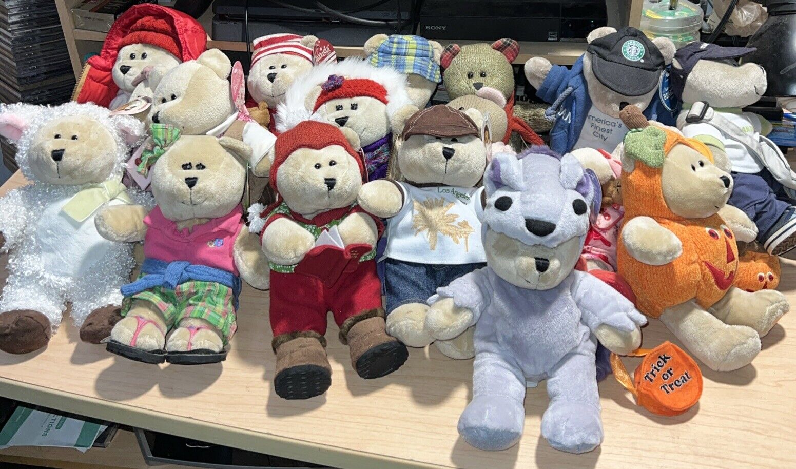 Starbucks Bearista Bears Lot Of 17 - Sold on eBay March 20th, 2025 for $59.99