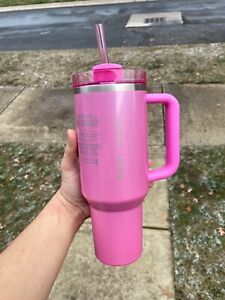 Stanley x Starbucks Exclusive Winter 2024 Pink 40oz Tumbler - Sold on eBay January 5th, 2024 for $215.00