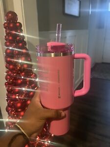 Stanley x Starbucks Exclusive 2024 Pink 40oz Tumbler Stainless Steel New Limited - Sold on eBay December 31st, 2023 for $175.00