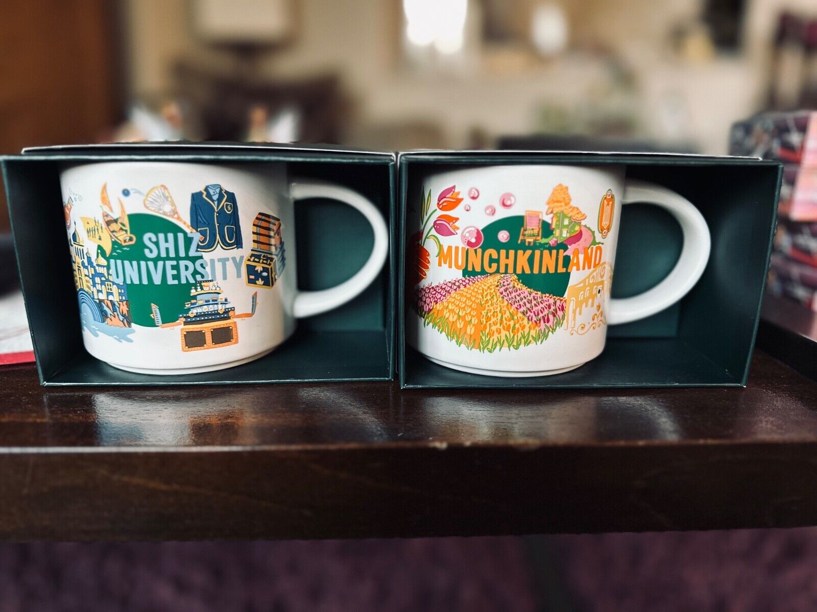 Wicked Starbucks Discovery Series  Shiz Univ+ Munchkin Mug Universal Studios - Sold on eBay December 31st, 2024 for $95.00