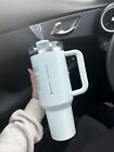 Starbucks Stanley Spring 2024 Light Blue Tumbler with Handle | 40 Oz In Hand New - Sold on eBay May 8th, 2024 for $125.00 (1 bids) 