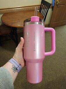 Stanley x Starbucks Exclusive 2024 Pink 40oz Tumbler NEW Release! - Sold on eBay January 8th, 2024 for $260.00 (30 bids) 