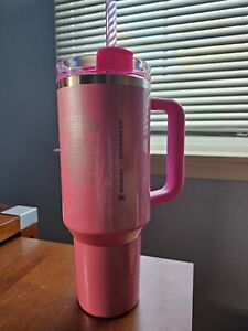 Stanley x Starbucks Winter Pink 40oz Tumbler (2024 Target Exclusive) - NEW - Sold on eBay January 5th, 2024 for $200.00