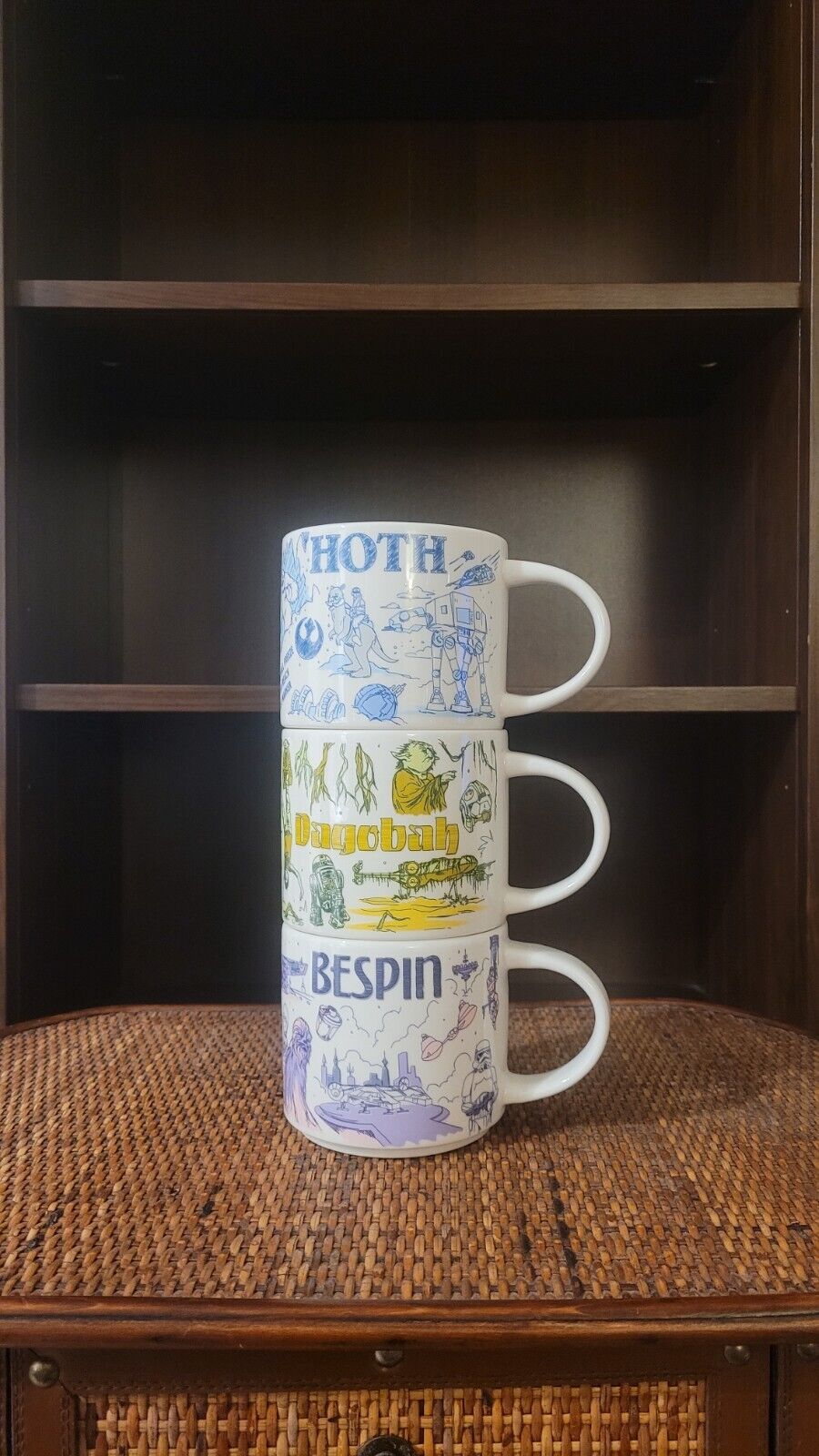 Starbucks 2020 Been There Star Wars Mugs - Bespin, Hoth, Dagobah - NO BOX - Sold on eBay January 13th, 2025 for $225.00 (1 bids) 