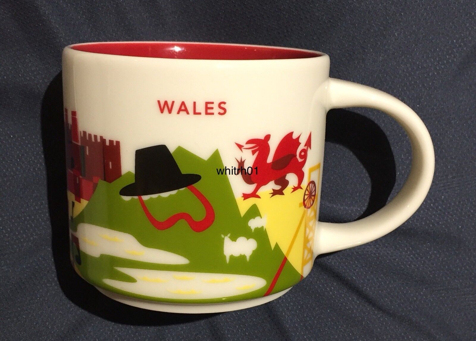Starbucks Wales Mug YAH Dragon Castle Sheep Bridge Daffodils Cymru You Are Here - Sold on eBay December 14th, 2024 for $89.99