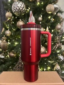 Starbucks + Stanley Holiday 2023 Collab (40 oz) Red Tumbler Mug