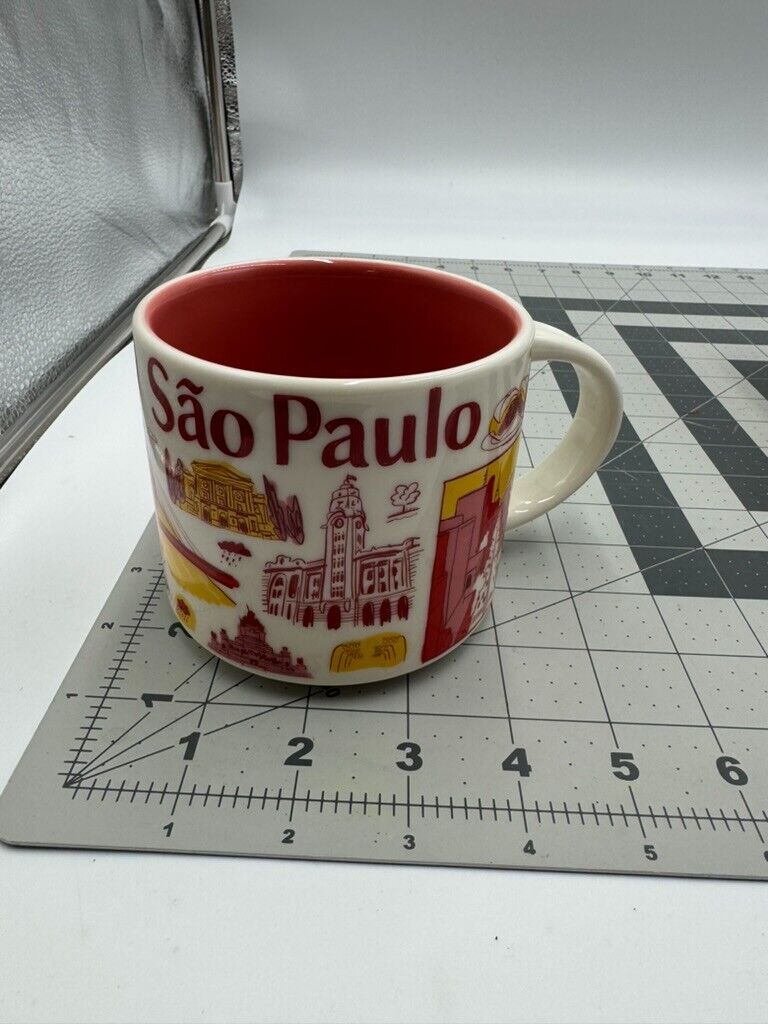Starbucks Sao Paulo Brazil Been There Series 14oz Coffee Tea Mug Cup No Box MINT - Sold on eBay February 4th, 2025 for $73.99