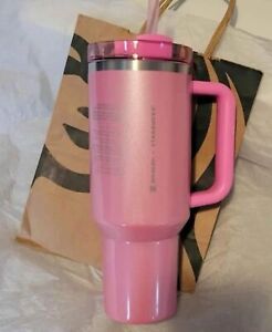 (Limited Edition) Pink Starbucks x Stanley 40 OZ Tumbler - Sold on eBay February 17th, 2024 for $200.00