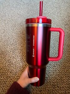 Starbucks Stanley Cup Tumbler! 40oz (BRAND NEW, Limited Holiday Edition, Red) - Sold on eBay December 14th, 2023 for $190.00