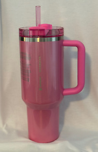2024 40 oz Stanley x Starbucks TARGET WINTER PINK Stainless Steel Tumbler - Sold on eBay January 20th, 2024 for $249.99