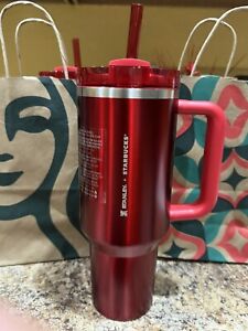 Starbucks X Stanley 2023 Holiday Red 40oz Tumbler (Limited Edition) IN HAND - Sold on eBay November 13th, 2023 for $149.99