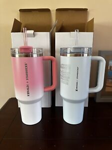 New Stanley Starbucks Spring Blue/Sweet Pink  Philippines Bundle Set 2024 - Sold on eBay April 24th, 2024 for $260.00