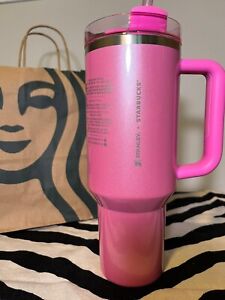 Stanley x Starbucks Exclusive 2024 WINTER PINK Tumbler NEW Release FREE SHIPPING - Sold on eBay January 6th, 2024 for $280.00