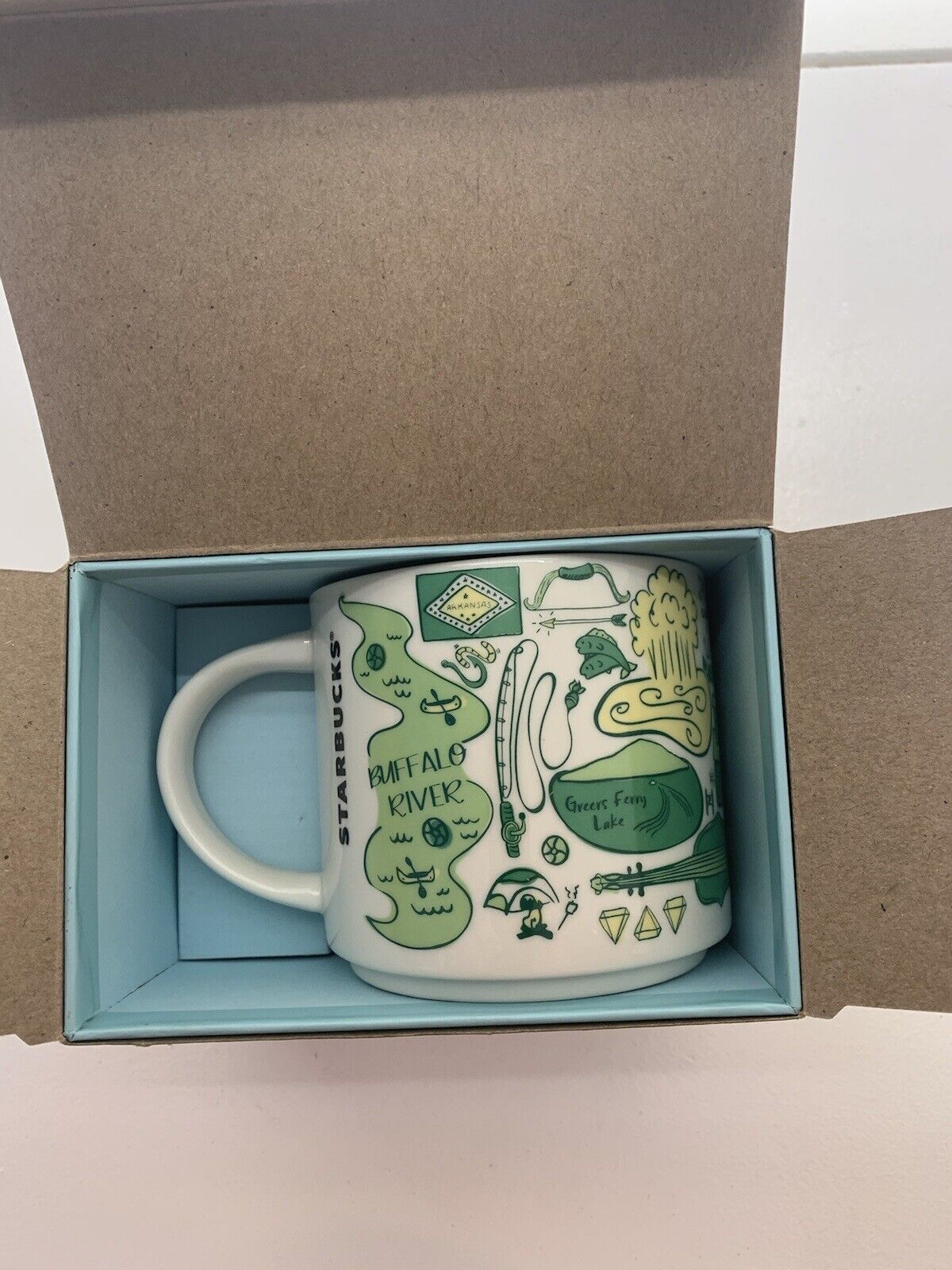 Starbucks Been There Series Arkansas Mug, 14 oz  New With SKU - Sold on eBay February 24th, 2025 for $77.99