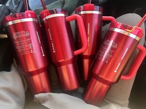 Starbucks Stanley Holiday 2023 Collab (40 oz) Red Tumbler Mug - Sold on eBay November 7th, 2023 for $176.00