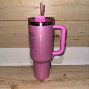 ? 2024 Starbucks x Stanley Winter Pink 40 OZ Tumbler ? - Sold on eBay January 14th, 2024 for $208.00 (11 bids) 