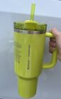 STANLEY X Starbucks 2024 Summer Exclusive Lime Green Shimmer 40oz Tumbler - Sold on eBay June 29th, 2024 for $89.99