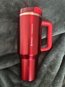 Starbucks X Stanley 2023 Holiday Red 40oz Tumbler Limited Edition - Sold on eBay January 12th, 2024 for $200.00