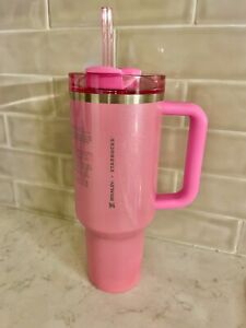 Target Stanley x Starbucks 2024 Winter Pink 40oz Tumbler NEW - Sold on eBay January 6th, 2024 for $267.00 (34 bids) 