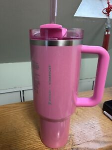 Stanley x Starbucks Exclusive 2024 Pink 40oz Tumbler NEW In Hand! - Sold on eBay January 9th, 2024 for $222.50 (40 bids) 