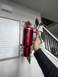 Starbucks Stanley Holiday 2023 (40 oz) Red Tumbler Collab FAST SHIPPING - Sold on eBay November 11th, 2023 for $147.50 (6 bids) 