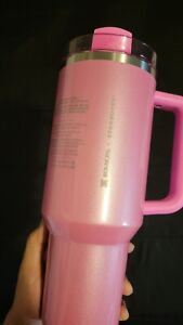 2024 Starbucks x Stanley 40oz Holiday Tumbler Pink Special Edition Sparkle Pink - Sold on eBay February 6th, 2024 for $255.00