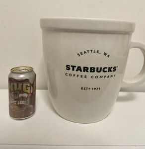 RARE Starbucks Giant Abbey Ceramic Mug 138 oz Limited Edition 10 inches tall - Sold on eBay July 16th, 2023 for $300.00 (1 bids) 