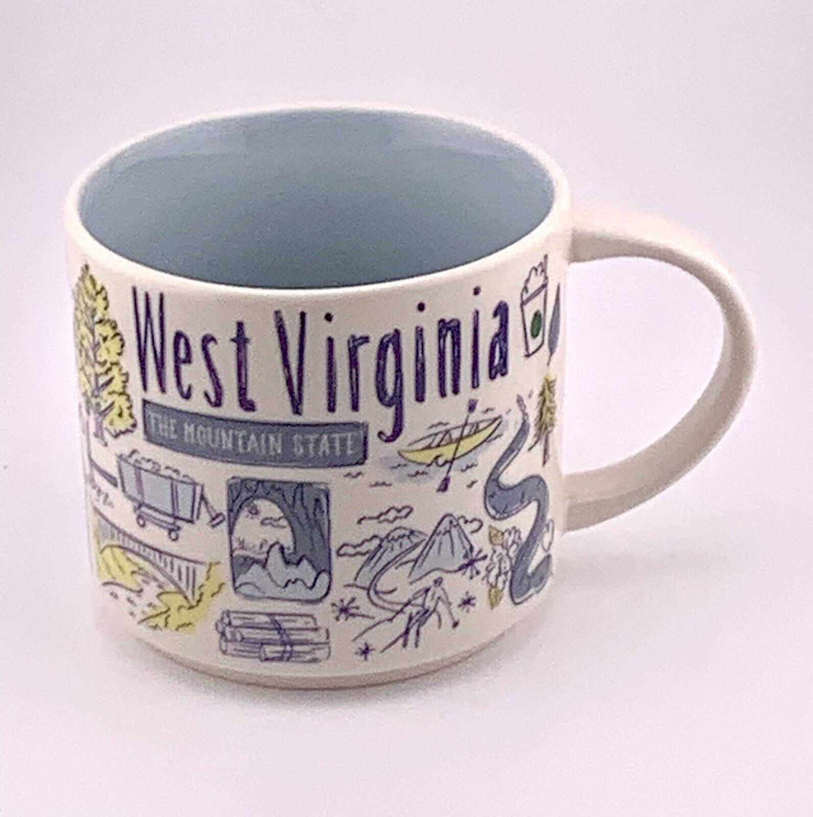 Starbucks Mug West Virginia WV Been There Series 14oz Collectible Coffee Cup - Sold on eBay March 30th, 2025 for $79.00